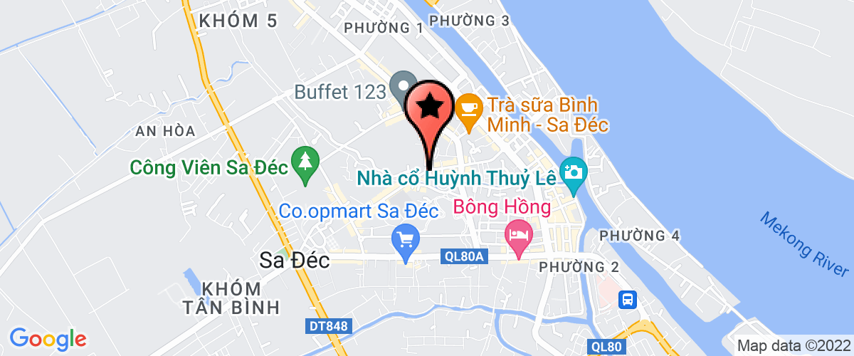 Bản đồ đến địa chỉ Công Ty Trách Nhiệm Hữu Hạn Một Thành Viên Việt Hoa