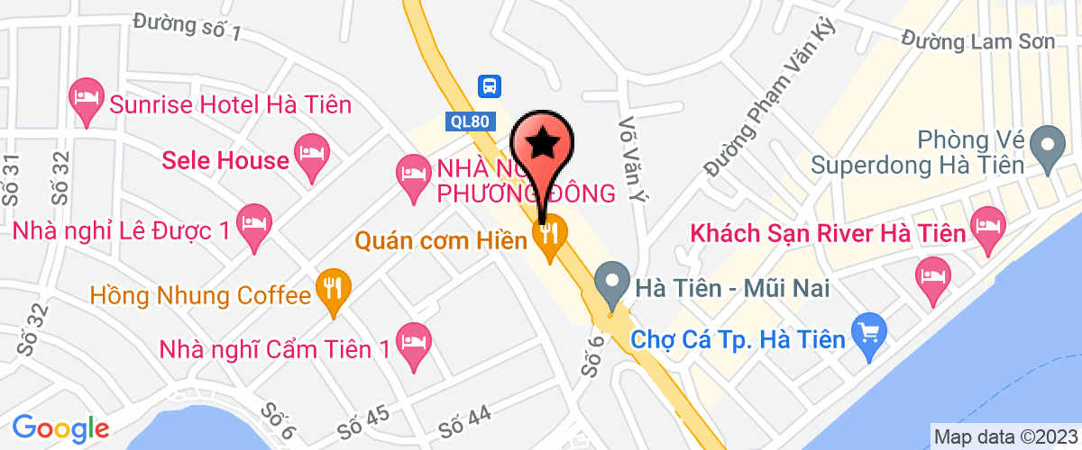 Bản đồ đến địa chỉ Chi Nhánh Khách Sạn Pháo Đài Công Ty TNHH Đoàn Thịnh Kiên Giang