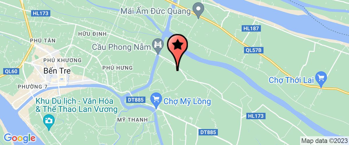 Bản đồ đến địa chỉ Công ty TNHH Một thành viên Dầu Dừa Thủy Tinh