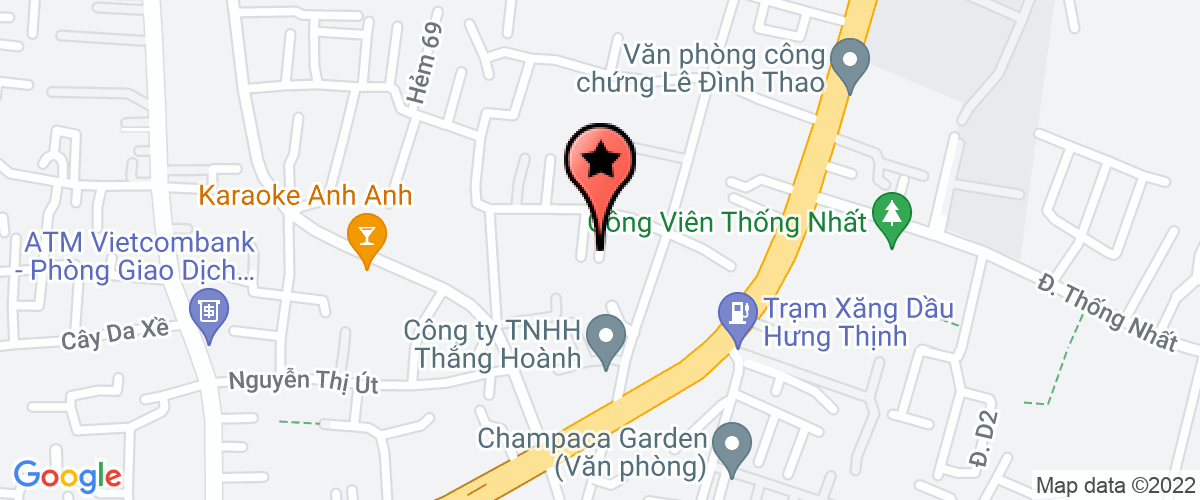 Bản đồ đến địa chỉ Công Ty TNHH Wodpri