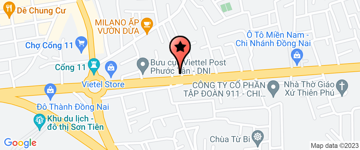 Bản đồ đến địa chỉ Chi Nhánh Công Ty TNHH Sản Xuất Thương Mại Do Ma Vi Na