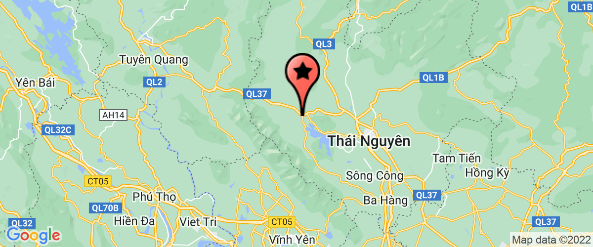Bản đồ đến địa chỉ Công Ty TNHH Tân Nhật Minh Thái Nguyên