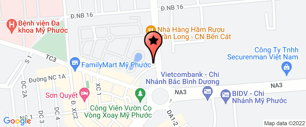 Bản đồ đến địa chỉ Công Ty TNHH Thương Mại Máy Móc Yong Sheng Việt Nam