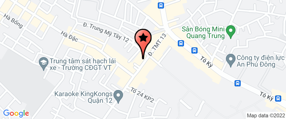 Bản đồ đến địa chỉ Công Ty TNHH Thương Mại Dịch Vụ Xuất Nhập Khẩu Vận Tải Quang Anh
