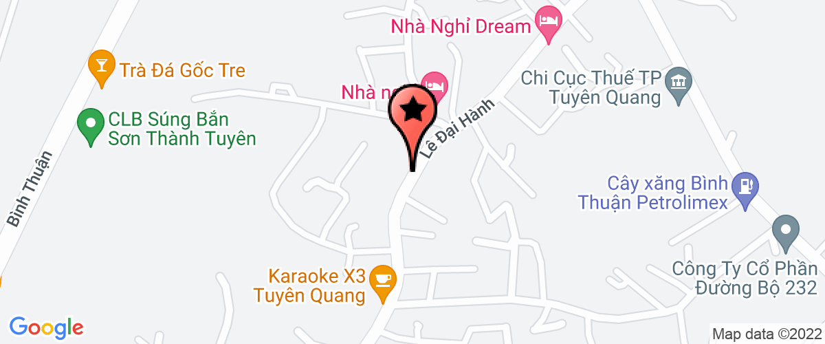 Bản đồ đến địa chỉ Công Ty Trách Nhiệm Hữu Hạn Một Thành Viên Thủy Sản Nhật Nam