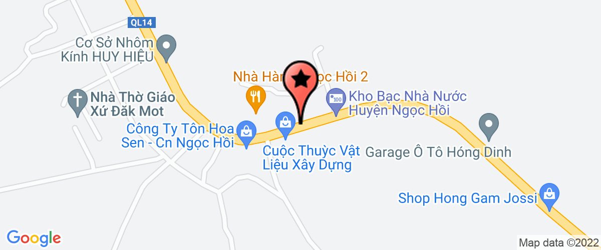 Bản đồ đến địa chỉ Trường Phổ thông dân tộc nội trú Ngọc Hồi