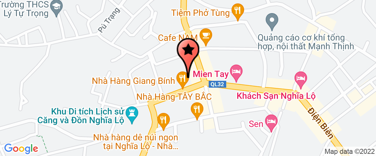 Bản đồ đến địa chỉ BCH Liên đoàn lao động thị xã Nghĩa Lộ