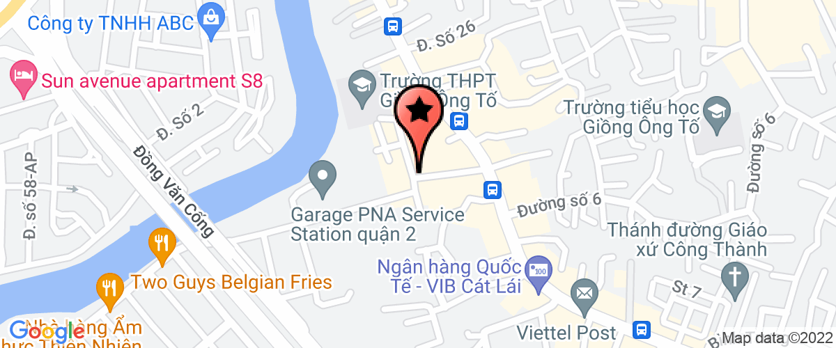 Bản đồ đến địa chỉ Công Ty TNHH Đầu Tư Xây Dựng Bsg