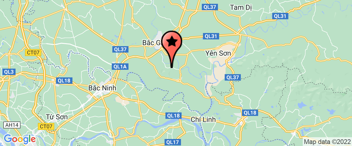 Bản đồ đến địa chỉ Công ty TNHH Gốm Kinh Bắc