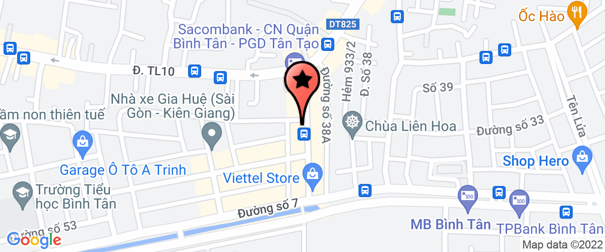 Bản đồ đến địa chỉ Công Ty TNHH Sản Xuất Thương Mại Xuất Nhập Khẩu Khánh Tâm