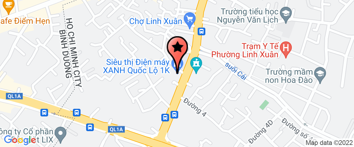 Bản đồ đến địa chỉ Công Ty TNHH Sản Xuất - Thương Mại - Dịch Vụ Hưng Thịnh