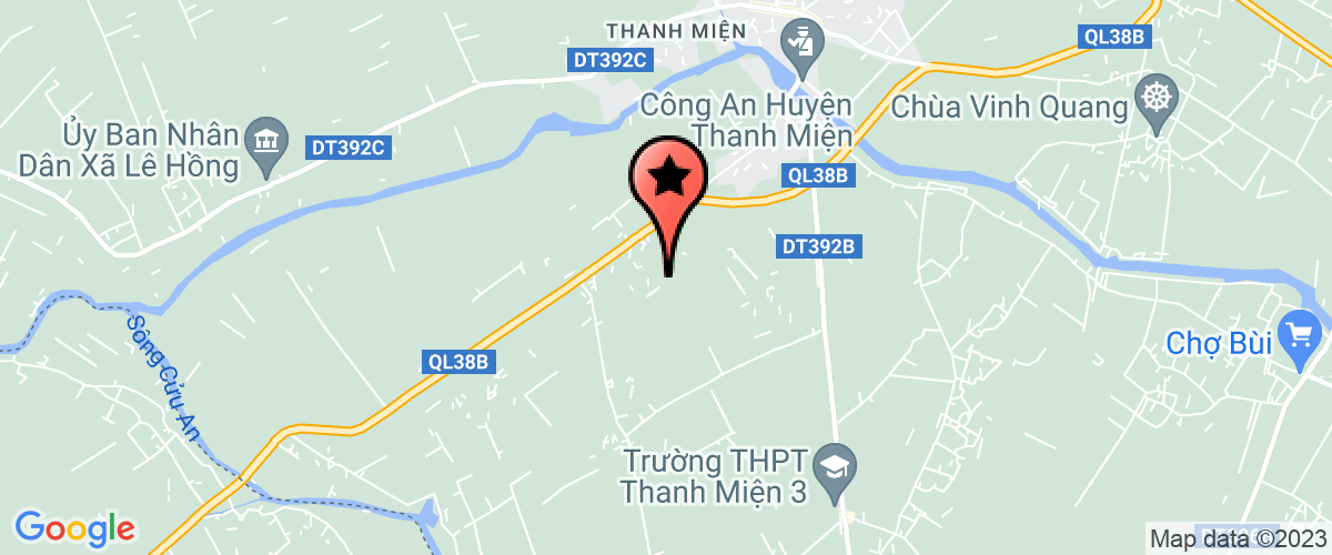 Bản đồ đến địa chỉ Công an huyện Thanh Miện