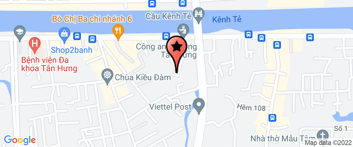 Bản đồ đến địa chỉ Cty TNHH Kỹ Nghệ Thép Ca Nam