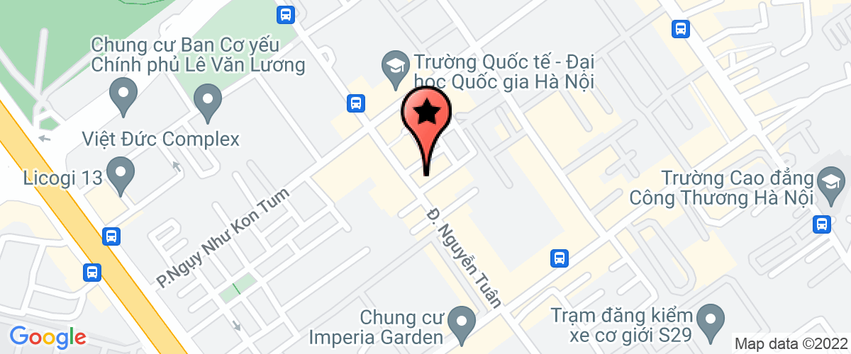 Bản đồ đến địa chỉ Công Ty Trách Nhiệm Hữu Hạn Sản Xuất Và Thương Mại Dg Cabinet