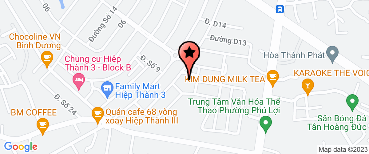 Bản đồ đến địa chỉ Công Ty TNHH Thương Mại Kỹ Thuật Điện Cơ Hòa Phú