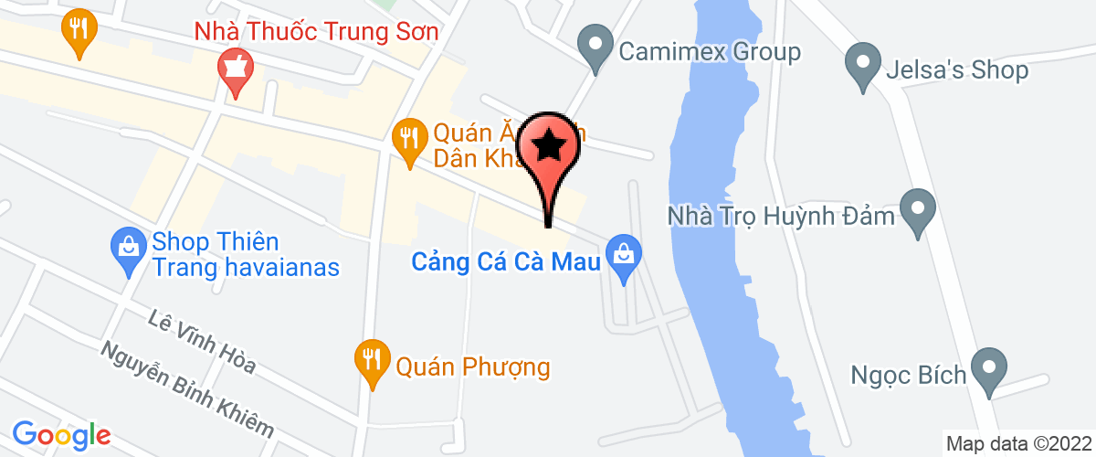 Bản đồ đến địa chỉ Chi Nhánh Công Ty TNHH Một Thành Viên Chế Biến Thủy Sản Nam Việt