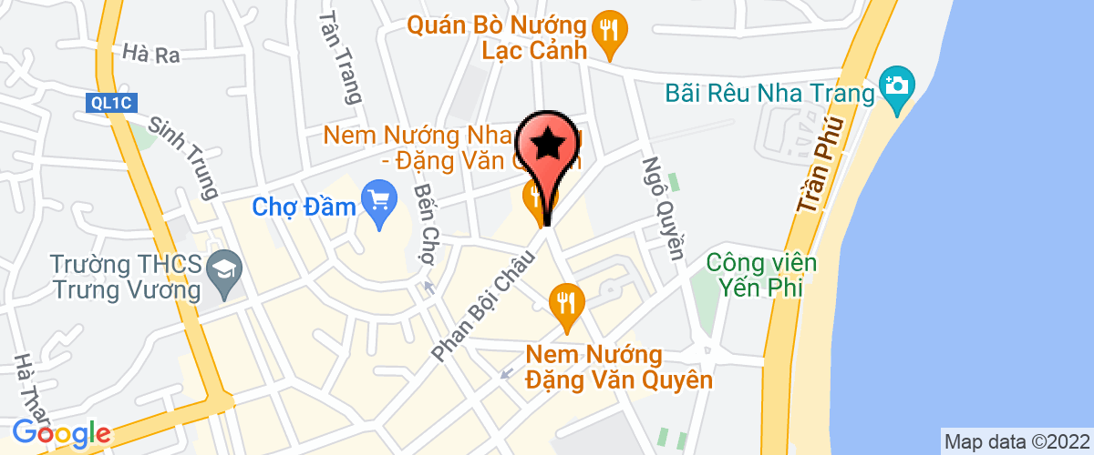 Bản đồ đến địa chỉ Chi Nhánh Công Ty TNHH Sản Xuất - Thương Mại - Dịch Vụ Bạch Việt - Bavico International Hotel - Nha