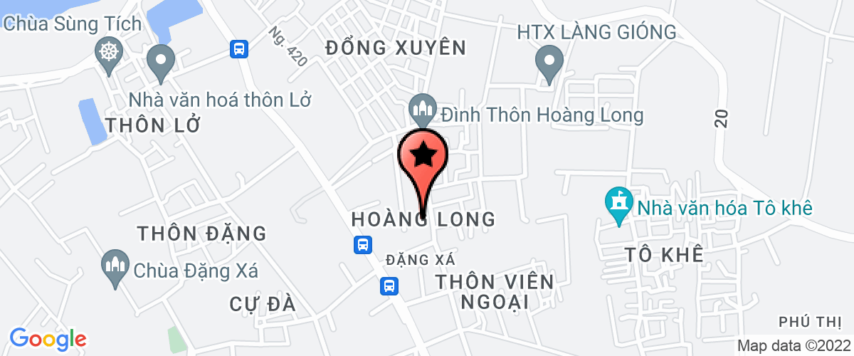 Bản đồ đến địa chỉ Công ty TNHH sản xuất và thương mại Long Hương