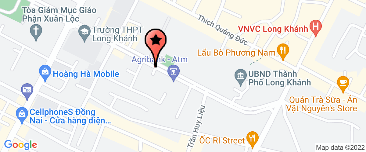 Bản đồ đến địa chỉ Văn Phòng UBND Thị xã Long Khánh
