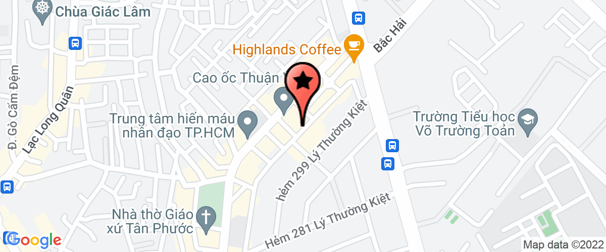 Bản đồ đến địa chỉ Công Ty TNHH Một Thành Viên Tư Vấn Thuận Thiên Quốc Tế