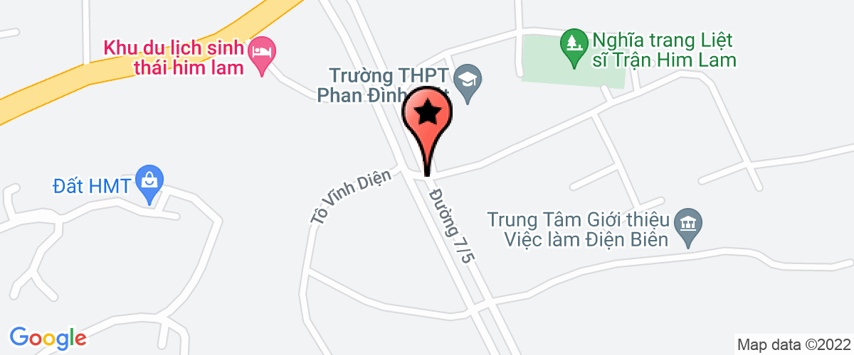 Bản đồ đến địa chỉ Công Ty TNHH Xây Dựng Và Thương Mại Đại Nghĩa Điện Biên
