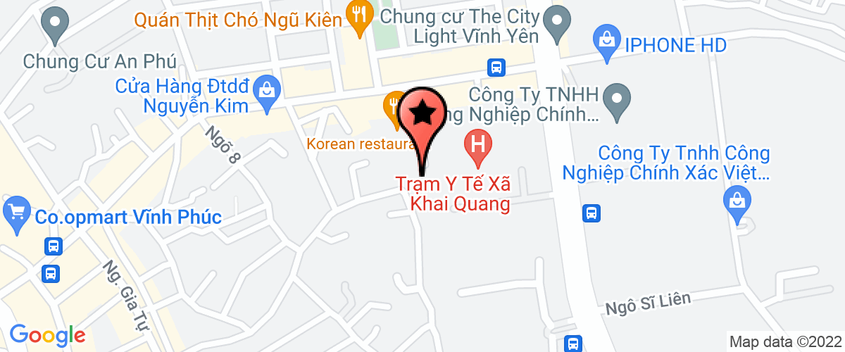 Bản đồ đến địa chỉ Công Ty TNHH Một Thành Viên Khánh Nguyên Vĩnh Phúc