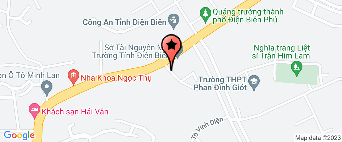 Bản đồ đến địa chỉ Chi Nhánh Công Ty CP Dương Tri Tôn Tại Tỉnh Điện Biên
