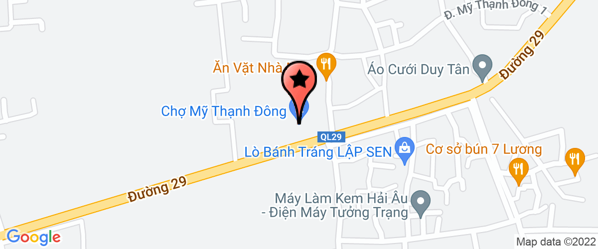 Bản đồ đến địa chỉ Công Ty Cổ Phần Thực Phẩm Nguyễn Thành Quang