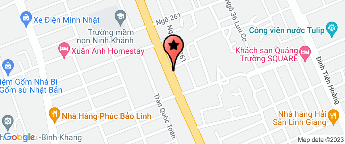 Bản đồ đến địa chỉ Chi Nhánh Công Ty Cổ Phần Thời Trang Quốc Tế Pacco Việt Nam Tại Ninh Bình