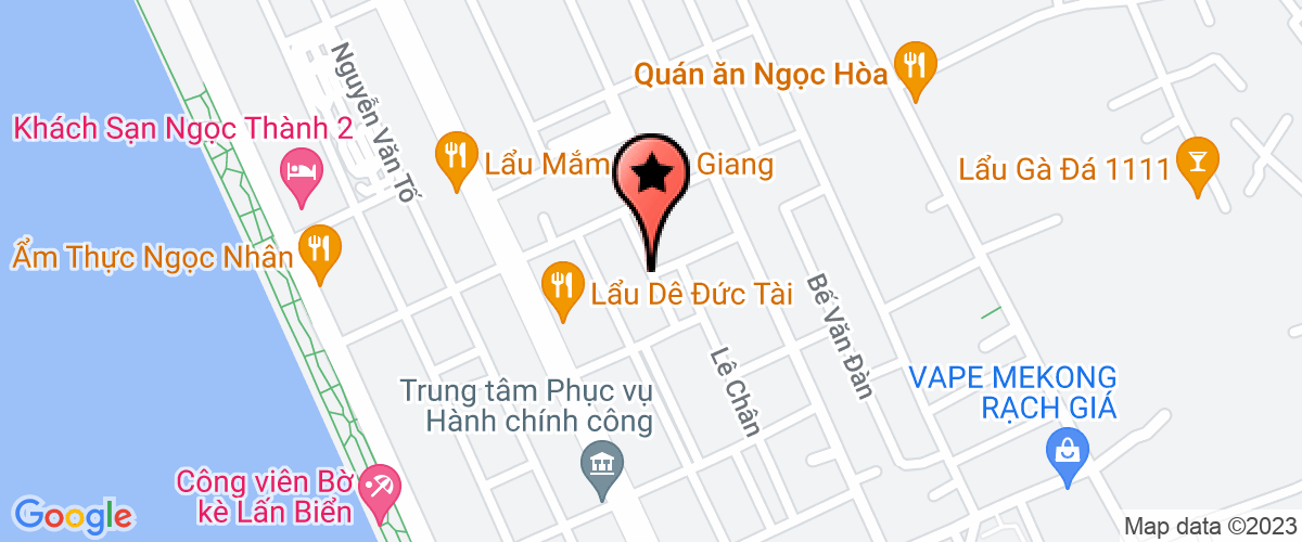 Bản đồ đến địa chỉ Công Ty Trách Nhiệm Hữu Hạn Một Thành Viên Nguyễn Ngọc Thùy Dương