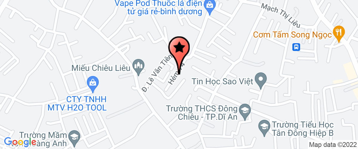 Bản đồ đến địa chỉ Công Ty TNHH Một Thành Viên Thương Mại Và Dịch Vụ Nam Thiên Long