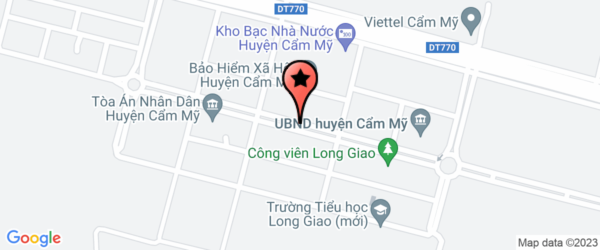 Bản đồ đến địa chỉ Điện Lực Cẩm Mỹ-Công Ty TNHH Một Thành Viên Điện Lực Đồng Nai