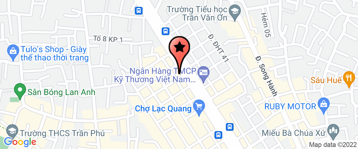 Bản đồ đến địa chỉ Công Ty TNHH Sản Xuất Thương Mại - Dịch Vụ Vĩnh Hậu
