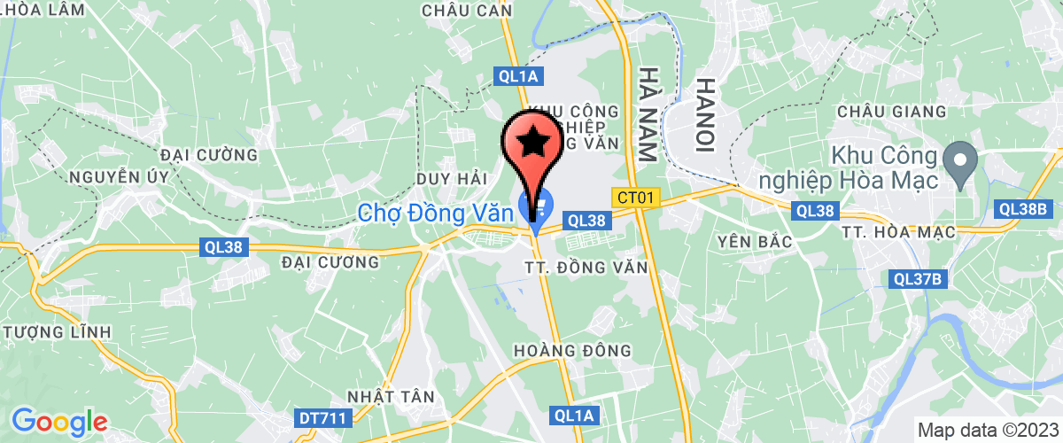 Bản đồ đến địa chỉ Công Ty Cổ Phần Dịch Vụ Bảo Vệ Chuyên Nghiệp Bình Minh - Chi Nhánh Tại Hà Nam