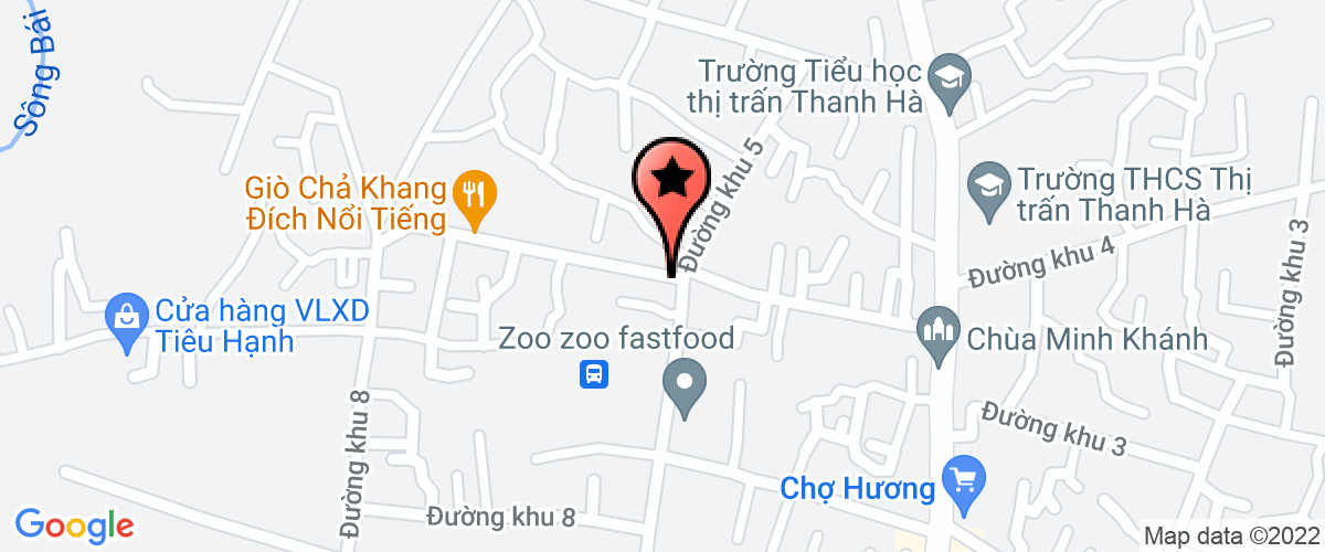 Bản đồ đến địa chỉ Công Ty TNHH MTV Thương Mại Hoàng Anh - Thanh Hà