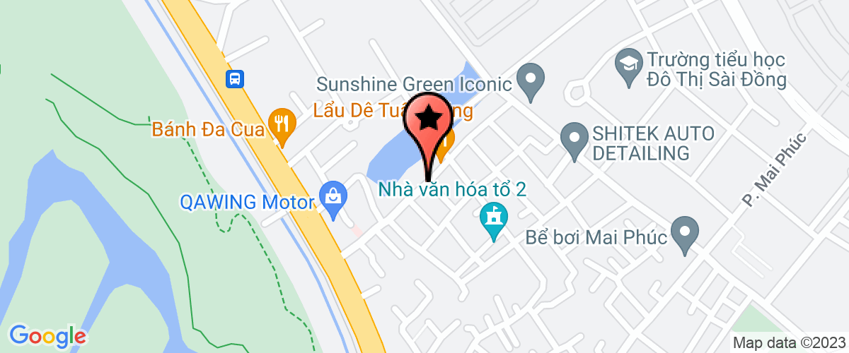 Bản đồ đến địa chỉ Văn Phòng Đại Diện Tại Hà Nội - Công Ty TNHH Sản Xuất Phụ Liệu May Trung Thành