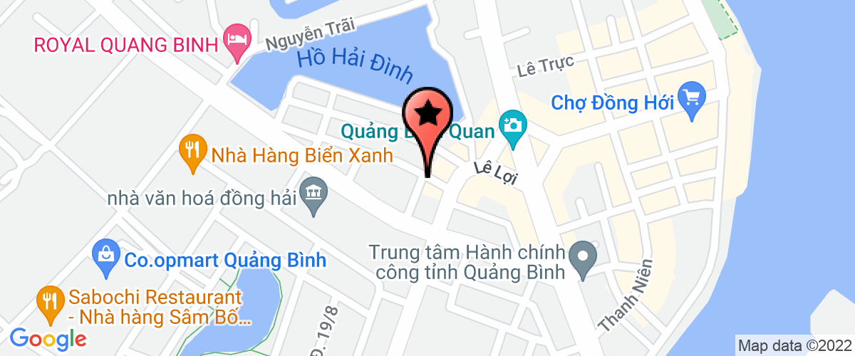 Bản đồ đến địa chỉ Uỷ ban mặt trận Tổ quốc tỉnh Quảng Bình