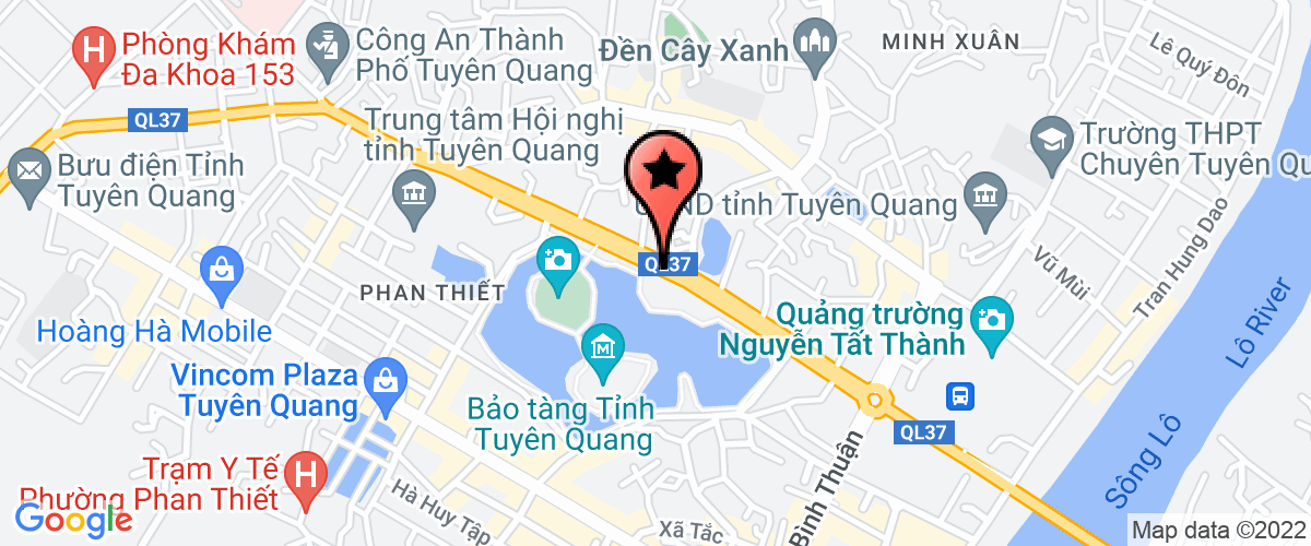 Bản đồ đến địa chỉ Đài Phát thanh và Truyền hình tỉnh Tuyên Quang