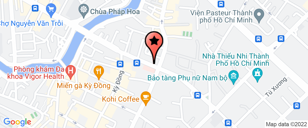 Bản đồ đến địa chỉ Công Ty TNHH Phòng Khám Dịch Vụ Tai Mũi Họng Sài Gòn