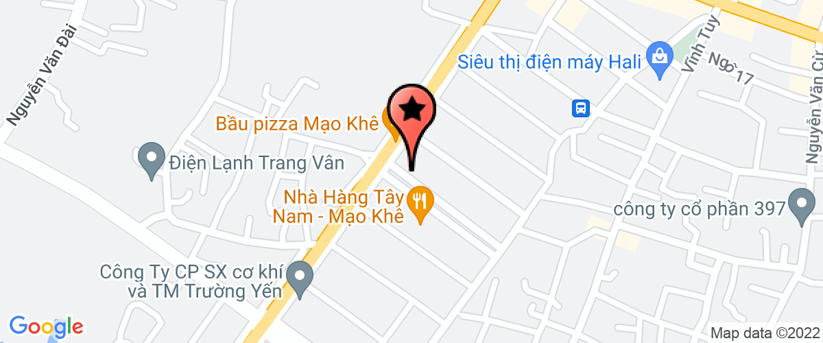 Bản đồ đến địa chỉ Công Ty TNHH 1Tv Thương Mại Tổng Hợp Tuyết 68