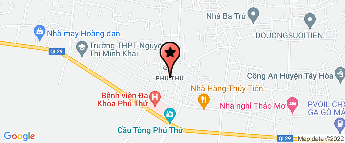 Bản đồ đến địa chỉ Chi Nhánh - Công Ty TNHH Tùng Thiên Ân