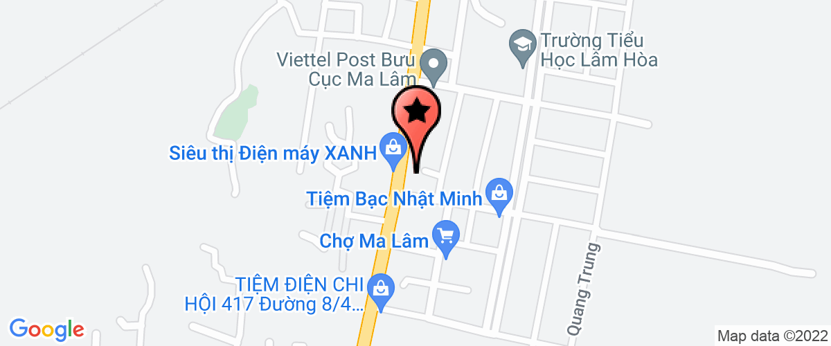 Bản đồ đến địa chỉ Bảo Hiểm Xã Hội Hàm Thuận Bắc