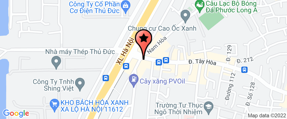 Bản đồ đến địa chỉ Văn Phòng Đại Diện Công Ty TNHH Xây Lắp Thanh Niên