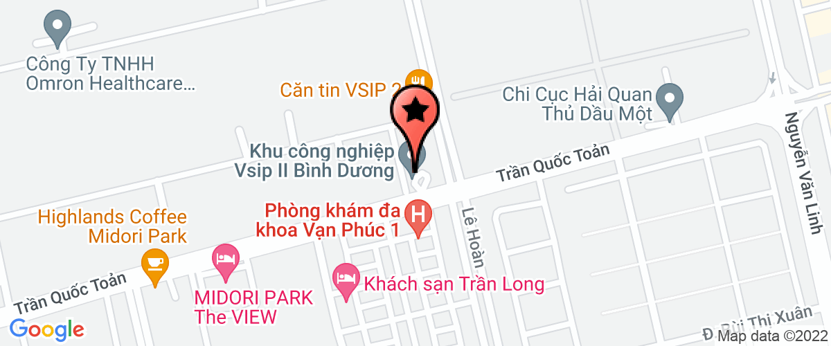 Bản đồ đến địa chỉ CTy SHIMIZU CORPORATION - VPĐH CT Thầu Nhà Máy Thứ 3 - CTy TNHH PROCTER & GAMBLE Đông Dương Tại BD