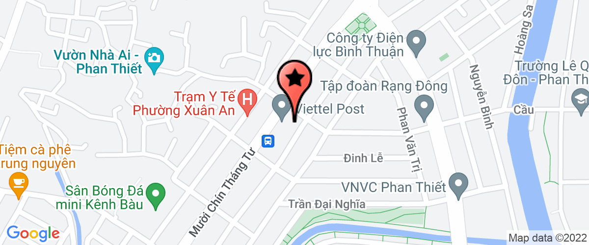 Bản đồ đến địa chỉ Chi Nhánh Công Ty TNHH Xây Dựng Nguyễn Hà Nguyễn Tại Bình Thuận