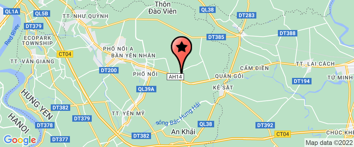 Bản đồ đến địa chỉ Công Ty TNHH Thương Mại Dịch Vụ Và Du Lịch Lệ Quân Hưng Yên
