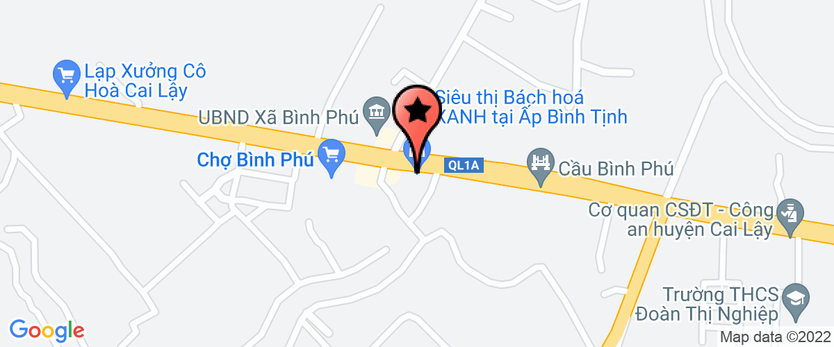 Bản đồ đến địa chỉ Công Ty TNHH Một Thành Viên Trương Huy Bình
