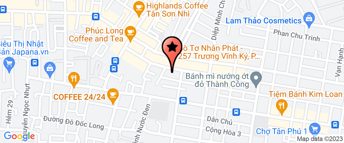 Bản đồ đến địa chỉ Chi Nhánh Công Ty Cổ Phần Thương Mại Việt Nam Châu Phi