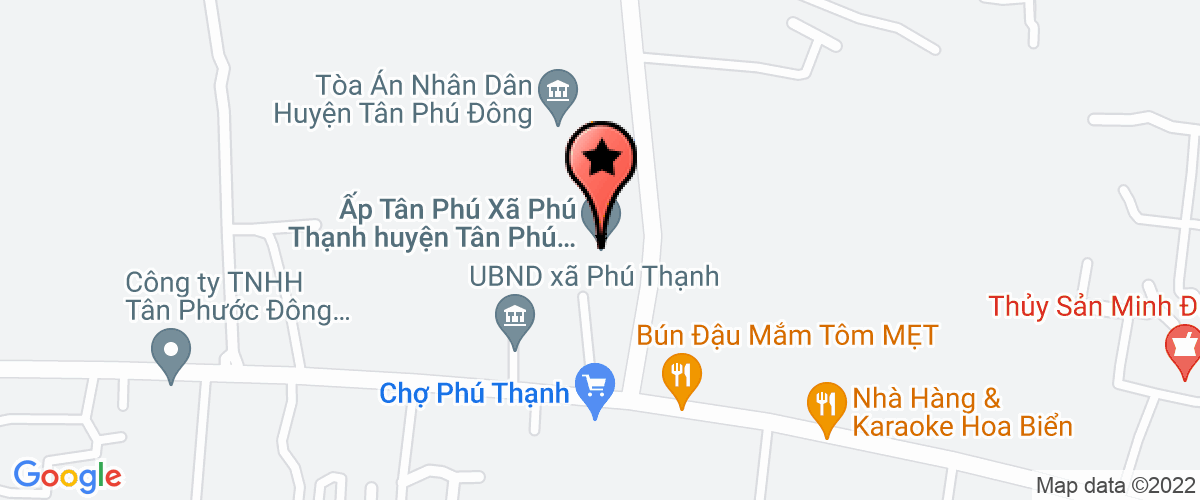 Bản đồ đến địa chỉ Điện Lực Tân Phú Đông