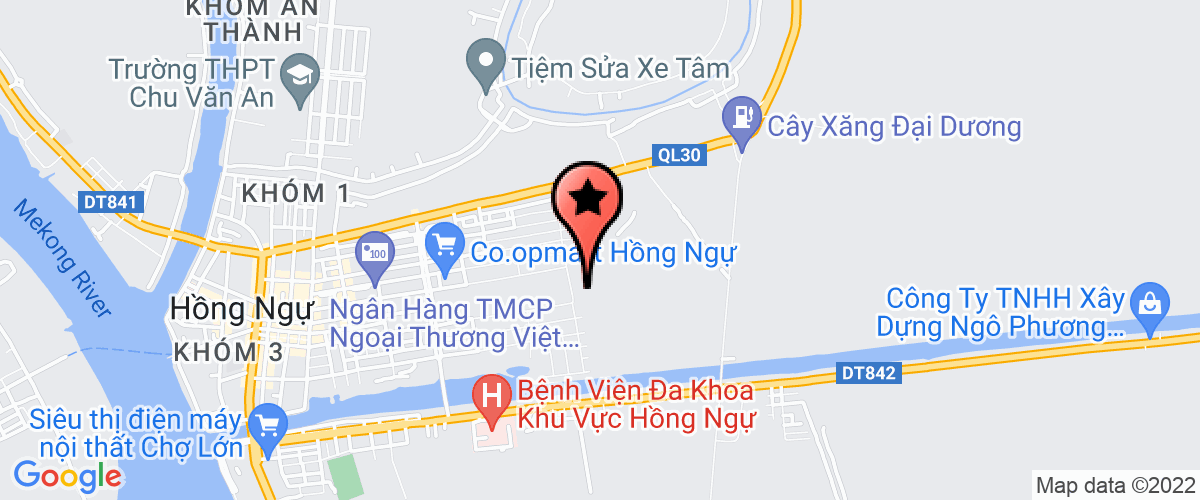 Bản đồ đến địa chỉ Công Ty TNHH Thương Mại Dịch Vụ Vận Tải Phước Giang Đồng Tháp